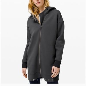 NWT Lululemon In Orbit Jacket charcoal grey/black
